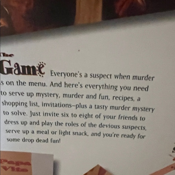 Murder Mystery Party Game Wine and Murder - Picture 6 of 6